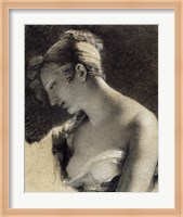 Framed Head of a Woman: Study for The Happy Mother