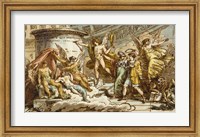 Framed Allegory on the Life of Canova