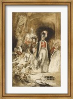 Framed Study for Sir David Baird Discovering the Body of Tipu Sahib