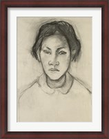 Framed Head of a Tahitian Woman