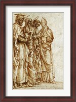 Framed Study of Four Saints