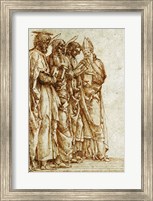 Framed Study of Four Saints
