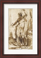 Framed Study for the Figure of Abraham