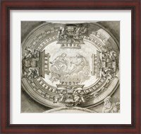 Framed Study for a Ceiling with the Virgin and Christ in Glory