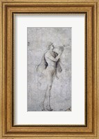 Framed Satyr Playing an Aulos