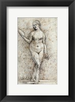 Framed Nude Woman with a Mirror