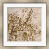 Framed Thebaid: Monks and Hermits in a Landscape