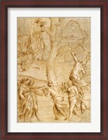 Framed Hunting Scene