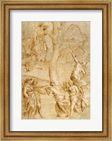 Framed Hunting Scene