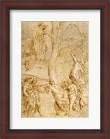 Framed Hunting Scene