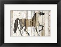 Framed Dark Horse