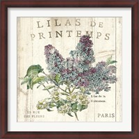 Framed Lilas de Printemps