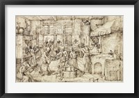 Framed Scene in a Forge