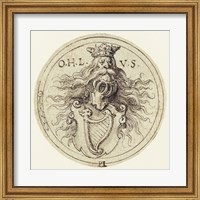 Framed Design for a Bookplate or a Glass Etching