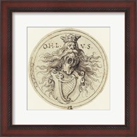 Framed Design for a Bookplate or a Glass Etching