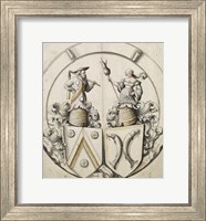 Framed Stained-Glass Design for a Married Couple
