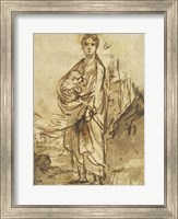 Framed Saint Agnes