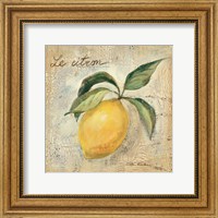 Framed Le Citron