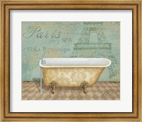 Framed Voyage Romantique Bath I