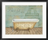 Framed Voyage Romantique Bath I