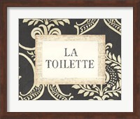 Framed La Toilette