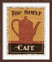 Framed Top Shelf Cafe