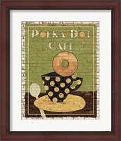 Framed Polka Dot Cafe