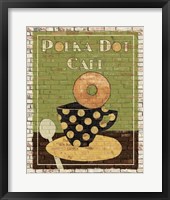 Framed Polka Dot Cafe