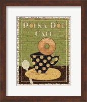 Framed Polka Dot Cafe