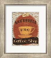 Framed 'Wonderful Coffee Shop' border=