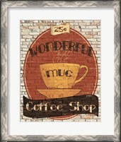 Framed Wonderful Coffee Shop