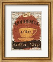 Framed Wonderful Coffee Shop