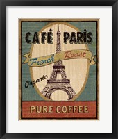 Framed Coffee Blend Label II