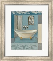 Framed 'Antique Bath I' border=