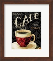 Framed 'Today's Coffee I' border=
