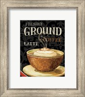 Framed 'Today's Coffee II' border=
