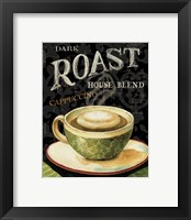 Framed 'Today's Coffee III' border=