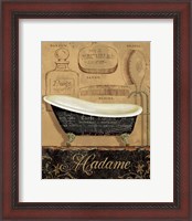 Framed 'Bain de Madame' border=