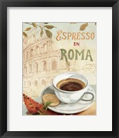 Framed 'Cafe in Europe III' border=