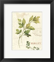 Framed 'Aromatique I' border=