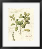 Framed 'Aromatique III' border=