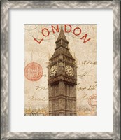 Framed Letter from London