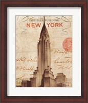 Framed Letter from New York