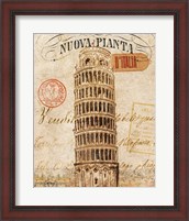 Framed Letter from Pisa