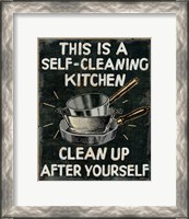 Framed Self Cleaning Kitchen