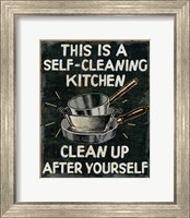 Framed Self Cleaning Kitchen