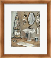 Framed 'French Bath I' border=