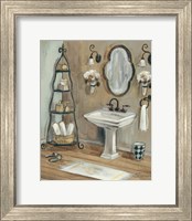 Framed 'French Bath I' border=