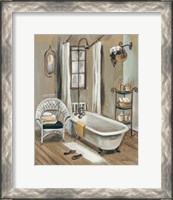 Framed 'French Bath II' border=