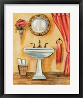 Framed Tuscan Bath IV